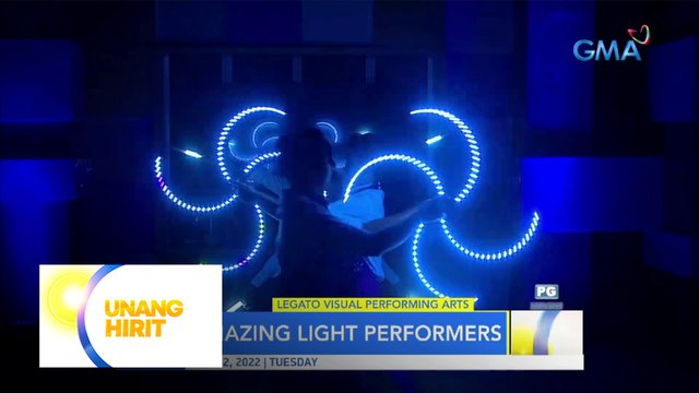 LIVE sa UH: Amazing light performance ng Legato Visual Performing Arts! | Unang Hirit