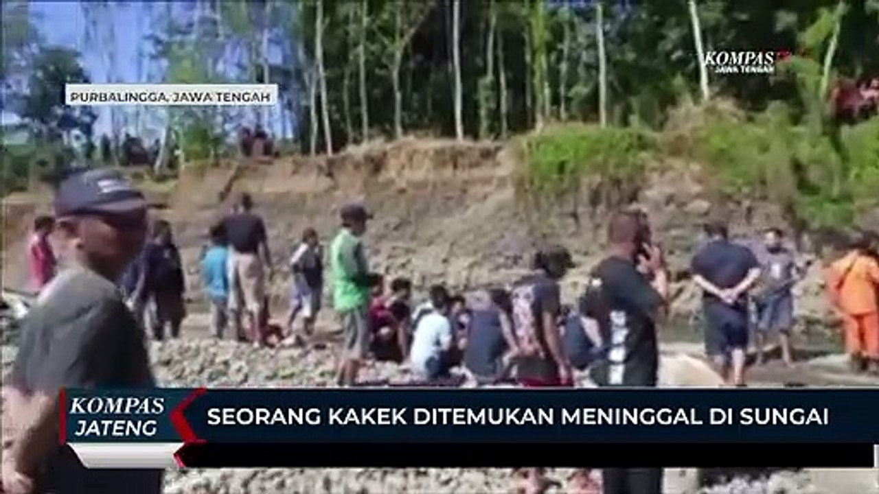 Seorang Kakek Ditemukan Meninggal Dunia di Sungai Klawing Purbalingga