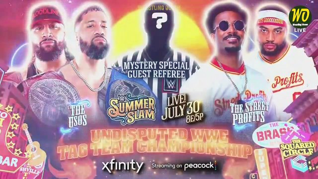 R-Truth & The Street Profits (Angelo Dawkins & Montez Ford) vs. Omos & The Usos (Jey Uso & Jimmy Uso) | Highlights | 2022.07.11