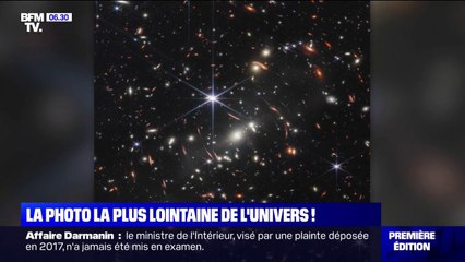 James Webb: le premier cliché du télescope a été dévoilé et montre l'image "la plus profonde et la plus claire" jamais prise de l'Univers