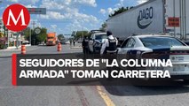 Una diligencia, fue el motivo del nuevo bloqueo a carretera Victoria-Monterrey