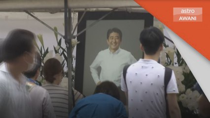 Kematian Shinzo Abe | Rakyat beri penghormatan terakhir