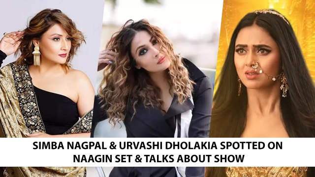 Simba Nagpal & Urvashi Dholakia Spotted On Naagin Set & Talks About Show
