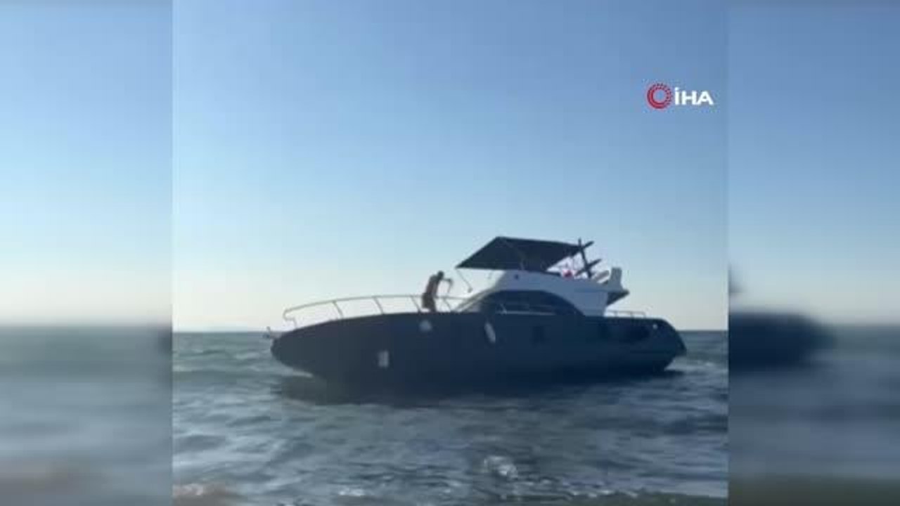 Bursa milyonluk yat karaya oturdu