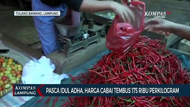 Pasca Idul Adha Harga Cabai Tembus 175 Ribu/Kg