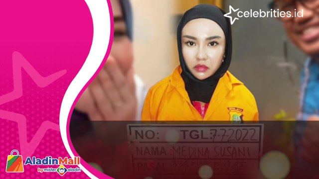 Penampakan Medina Zein Pakai Baju Tahanan