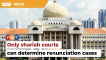 Civil courts have no jurisdiction to hear renunciation cases, says judge