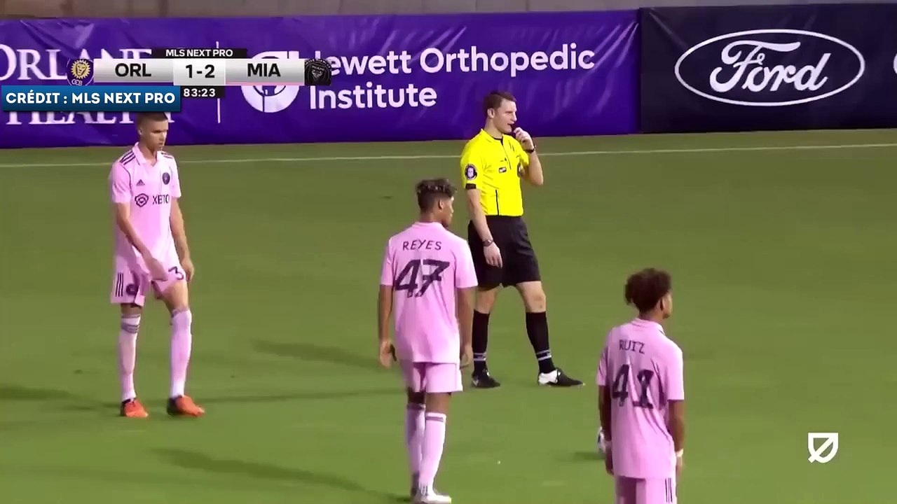 But du fils de David Beckham, Romeo Beckham sur coup franc en MLS