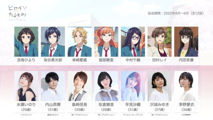 ヒロインたるもの！の声優さんたちは、こんな顔！