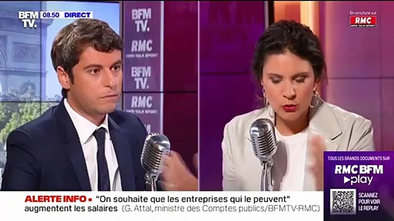 Uber Files - Gabriel Attal défend Emmanuel Macron mis en cause: "On a des oppositions qui font une tonne de mousse avec un gramme de savon. De quoi on parle?"