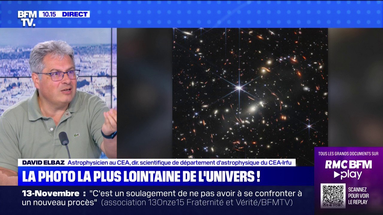 David Elbaz, astrophysicien au CEA: "Dans les situations actuelles, de crises planétaires, c'est fondamental de se resituer dans l'histoire de l'univers"