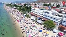 Avşa, Ekinlik ve Marmara Adası'na bayramda ziyaretçi akını! Nüfus 20 kat arttı, plajlar doldu