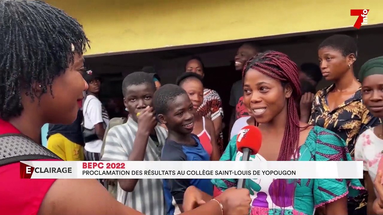 BEPC 2022 : proclamation des résultats au collège Saint-Louis de Yopougon