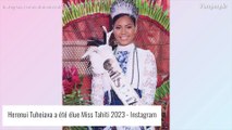 Miss France 2023 : Herenui Tuheiava est Miss Tahiti 2022, elle est déjà soutenue par une célébrité