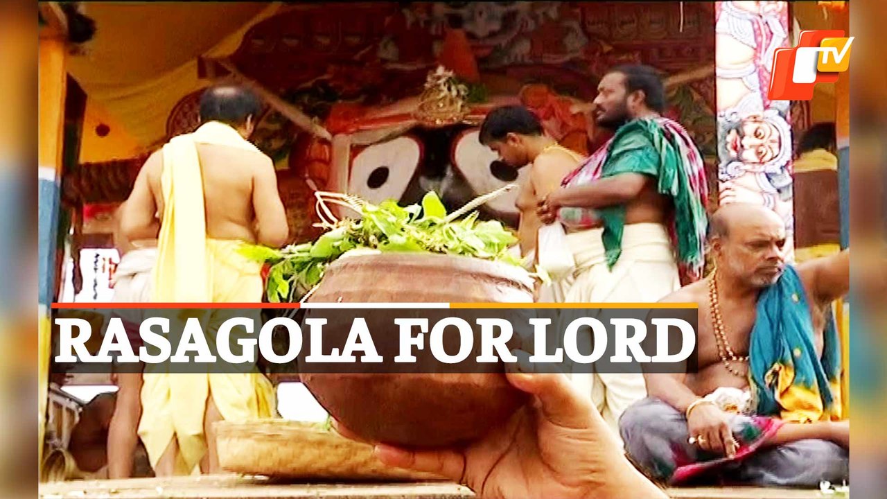 Ratha Jatra - Rasagola Being Offered To Jagannath Today On Niladri Bije