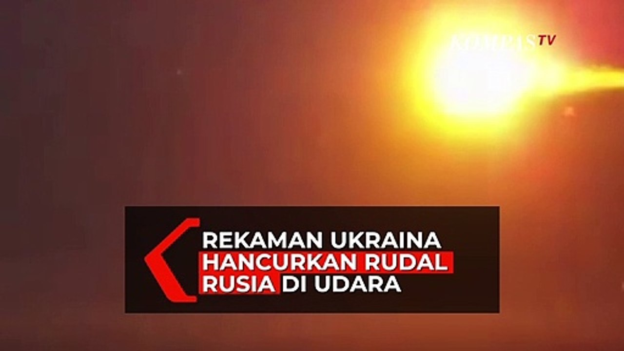 Detik-detik Ukraina Tembak Jatuh Rudal Rusia di Udara, Perang Dua Negara Masih Panas