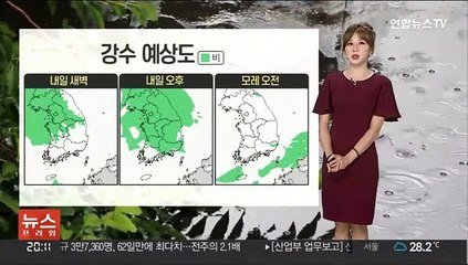 [날씨] 내일 중북부 많은 비…수도권 호우예비특보