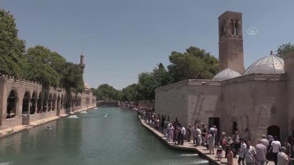 ŞANLIURFA - Balıklıgöl'de bayram yoğunluğu