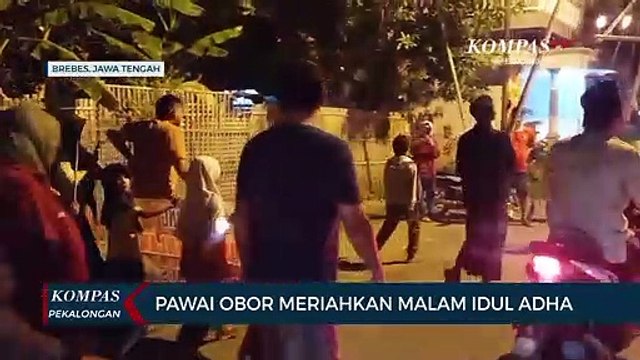 Pawai Obor Meriahkan Malam Idul Adha