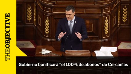 Gobierno bonificará "el 100% de abonos" de Cercanías