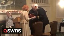 Adorable couple celebrate their 70th wedding anniversary by renewing their vows