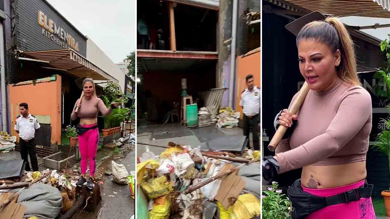 Rakhi Sawant ने फावड़ा लेकर Mumbai की Roads की साफ, देखिए Video | Rakhi Sawant Latest*Entertainment