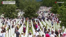 برگزاری مراسم تدفین ۵۰ قربانی دیگر از نسل‌کشی سربرنیتسا در بوسنی