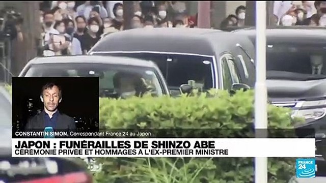 Japon : une forte émotion à Tokyo lors des funérailles de Shinzo Abe