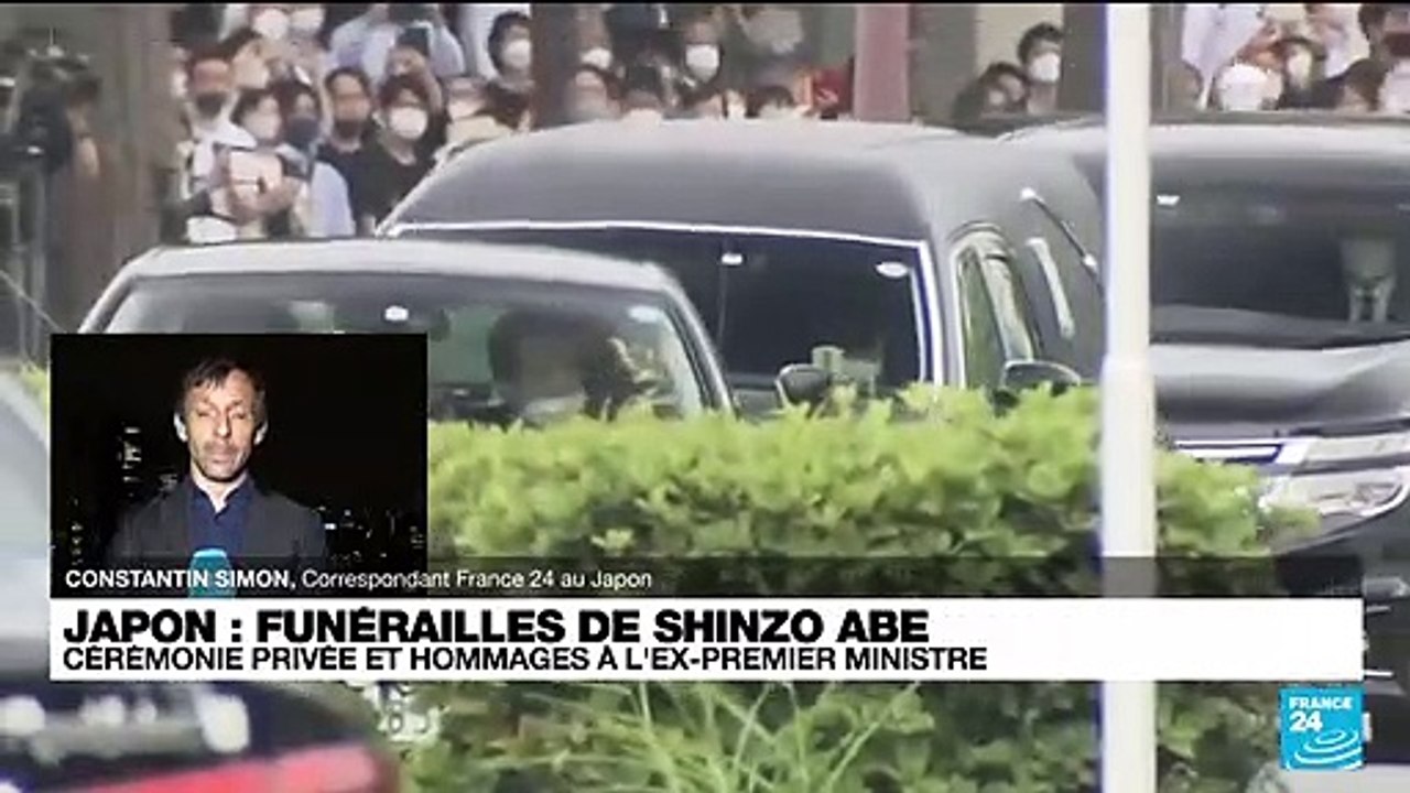 Japon : une forte émotion à Tokyo lors des funérailles de Shinzo Abe