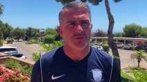 Ryan Lowe discusses pre-season friendly with Getafe