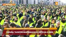 España: taxistas reafirman sus críticas a uber