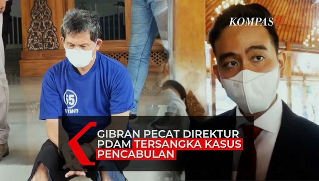Gibran Pecat Direktur PDAM Tersangka Kasus Pencabulan
