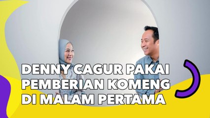 Denny Cagur Pakai Benda Pemberian Komeng saat Malam Pertama, Shanty Widihastuti Dibikin Ngakak: Bentuknya Gajah