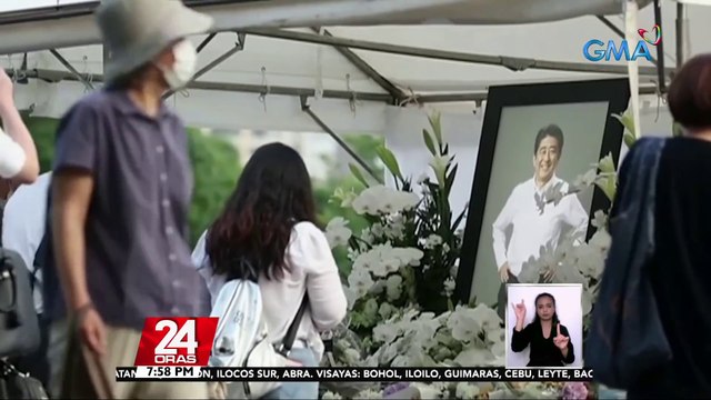 Dating Prime Minister Shinzo Abe, nailibing na | 24 Oras