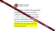 Jan. 6 Panel to Reveal Trump Tweet Prompted Groups to Change Date of Protest in DC
