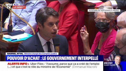 Gabriel Attal aux députés LR: "Vous nous avez accusé de cramer la caisse mais vous voulez faire sauter la banque"