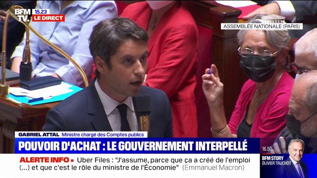Gabriel Attal aux députés LR: Vous nous avez accusé de cramer la caisse mais vous voulez faire sauter la banque