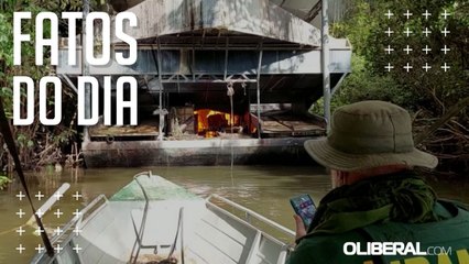 PF destrói garimpos ilegais em área indígena de Novo Progresso