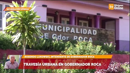 Travesía urbana en Gobernador Roca