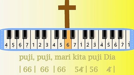 MEMUJI TUHAN SELALU: PIANIKA ❲MELODICA❳ TUTORIAL | LAGU ROHANI
