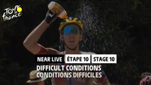 Conditions difficiles / Difficult conditions- Étape 10 / Stage 10 - #TDF2022