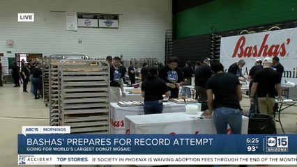 Bashas' attempts Guinness World Record mosaic