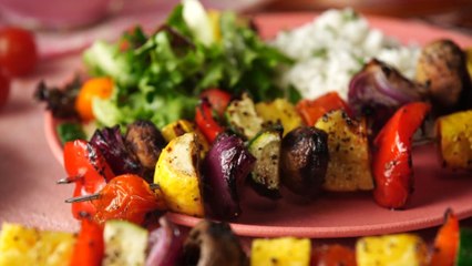 How to Make Grilled Veggie Skewers