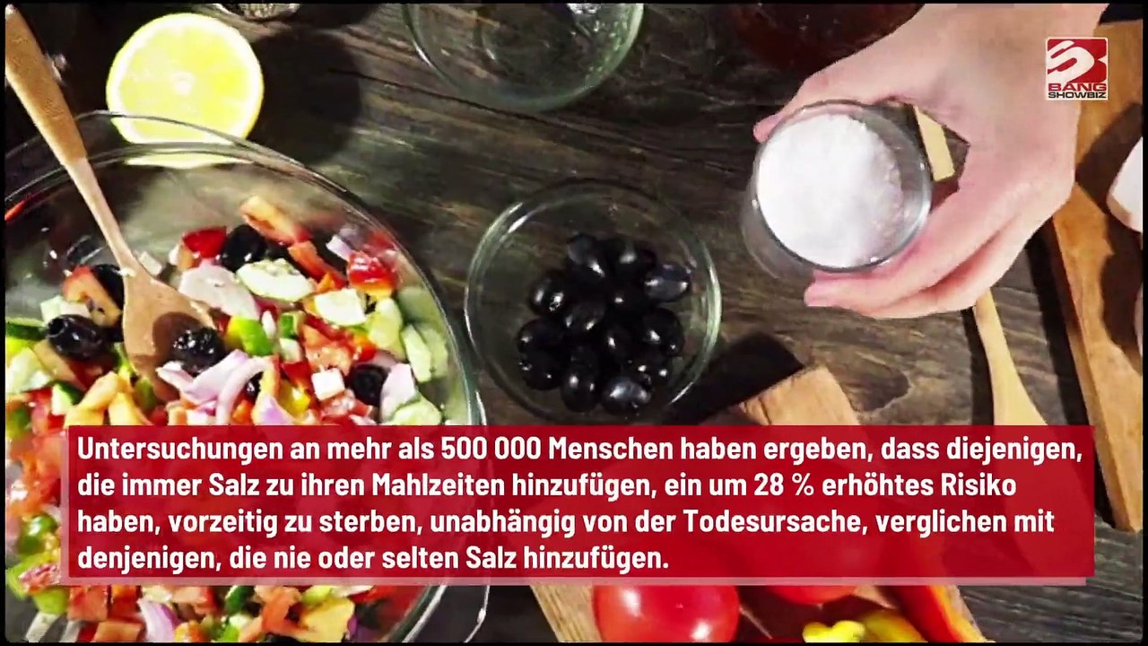 Weniger Salz ist mehr!