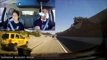 Une balle perdue traverse leur pare-brise de voiture en pleine autoroute... plus de peur que de mal