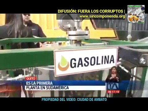 MEJOR GASOLINA PROCESADA DE DESECHOS DE PLÁSTICOS