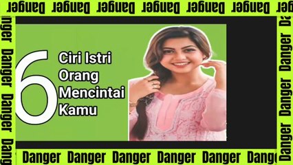 Ciri Istri Orang Mencintai Kita