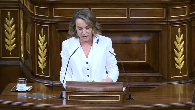 Gamarra comienza su intervención con un minuto de silencio por Miguel Ángel Blanco