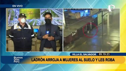 VES: roba a mujeres y las tumba al suelo de forma cobarde, minutos después es capturado