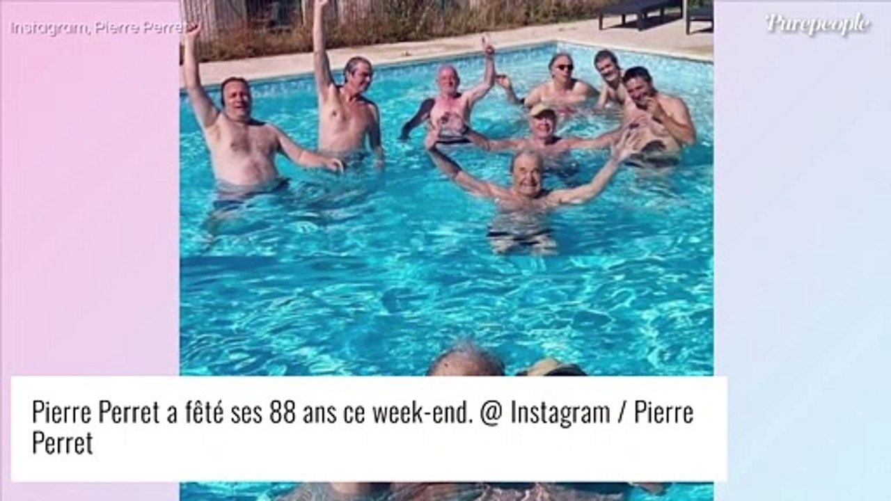 Pierre Perret torse nu à 88 ans : il fête son anniversaire en bonne compagnie, un détail choque les internautes